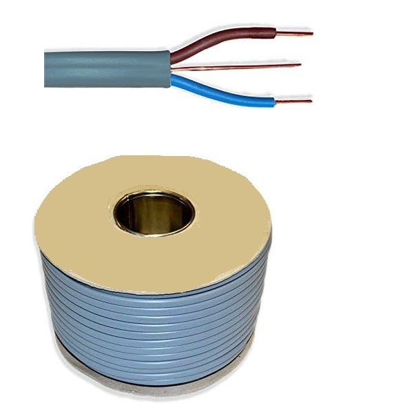 BASEC 6242Y TWIN & EARTH FLAT GREY CABLE 50M X 2.5MMÂ². 772211 2.5TE5 \\\KD05048
