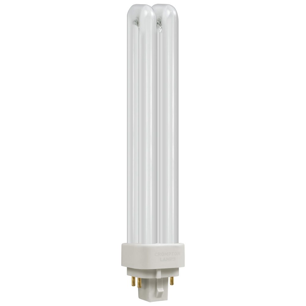 CROMPTON CFL PLC 26W 1716LM 4000K 4 PIN DOUBLE TURN DE TYPE COOL WHITE DIMMABLE BULB. CLDE26SCW 524200 \\\KD05081