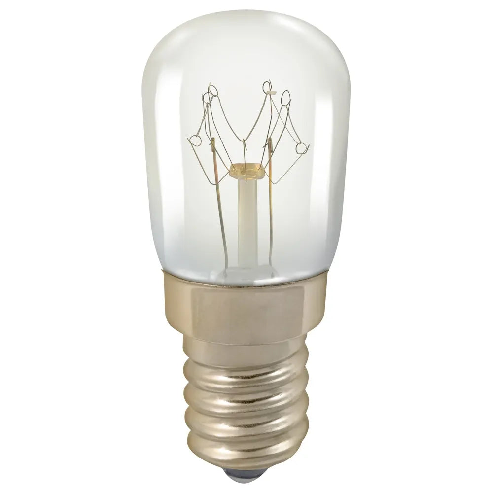 CROMPTON LAMPS 25W 300DEG 2800K 125LM 22X50MM OVEN E14 WARM WHITE BULB. AO25CSES 648920 \\\KD05102