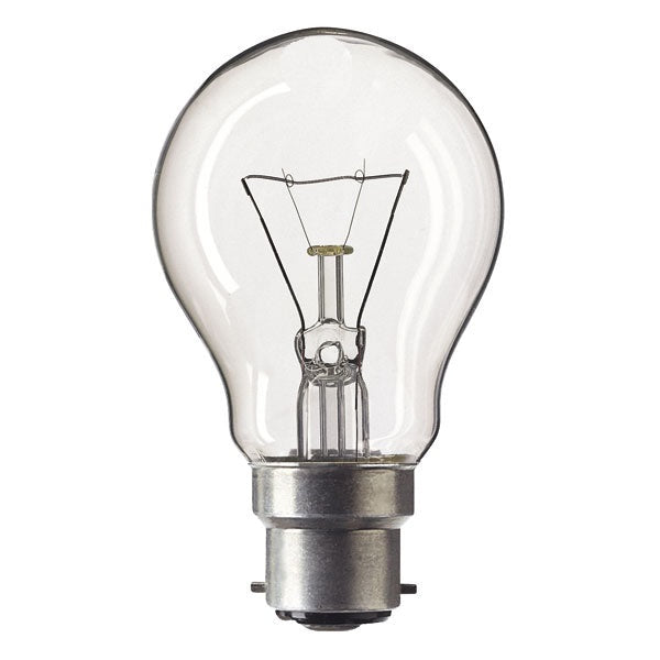 100W BAYONET CAP / BC B22 CLEAR GIS BULB. 100CBC 500143 199674 \\\KD05112