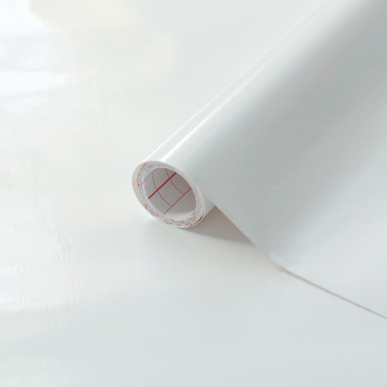 D-C-FIX 346-8075 SELF ADHESIVE VINYL FILM / STICKY BACK PLASTIC 67.5CM X 2M  - GLOSSY WHITE. 346-8075 \\\KD05132