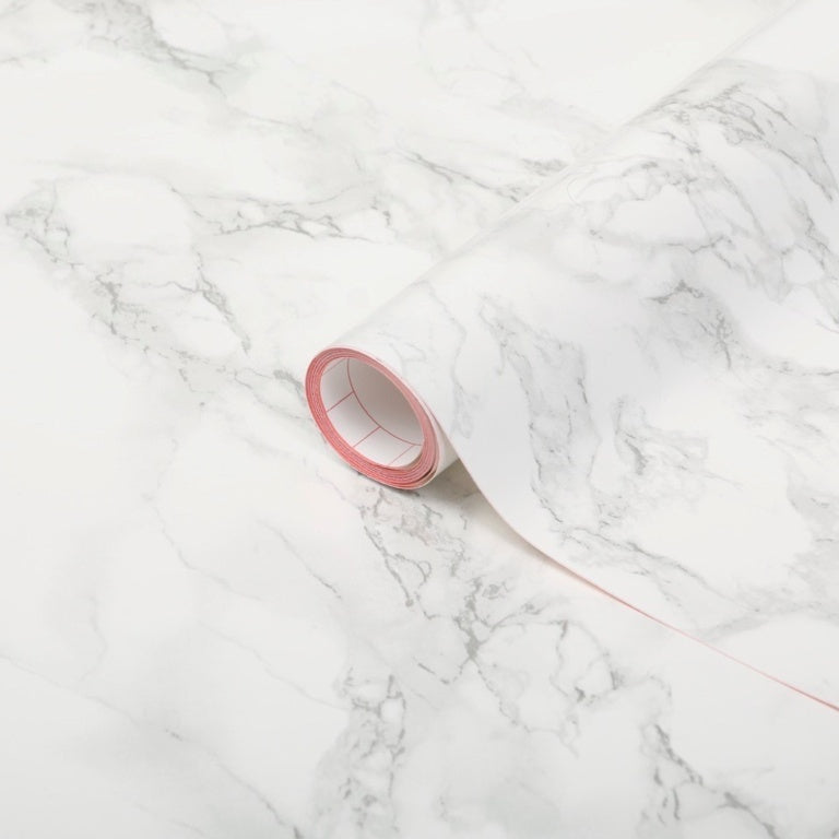 D-C-FIX 346-8306 SELF ADHESIVE VINYL FILM / STICKY BACK PLASTIC 67.5CM X 2M  - MARBLE GREY. 346-8306 \\\KD05133
