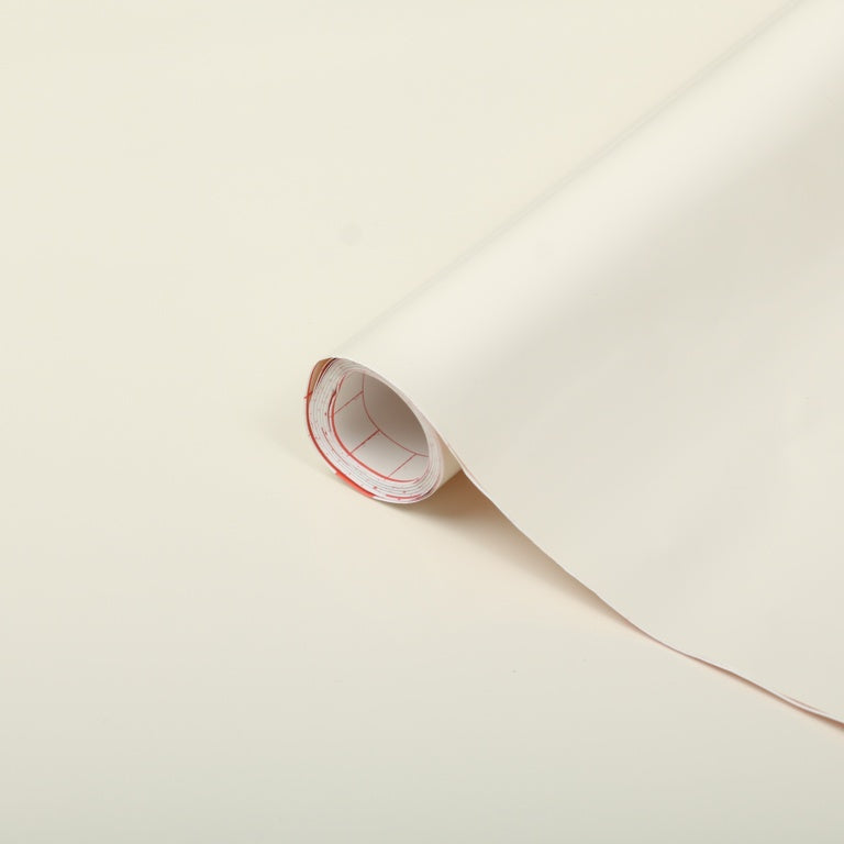 D-C-FIX 346-8103 SELF ADHESIVE VINYL FILM / STICKY BACK PLASTIC 67.5CM X 2M  - GLOSSY CREAM. 346-8103 \\\KD05134