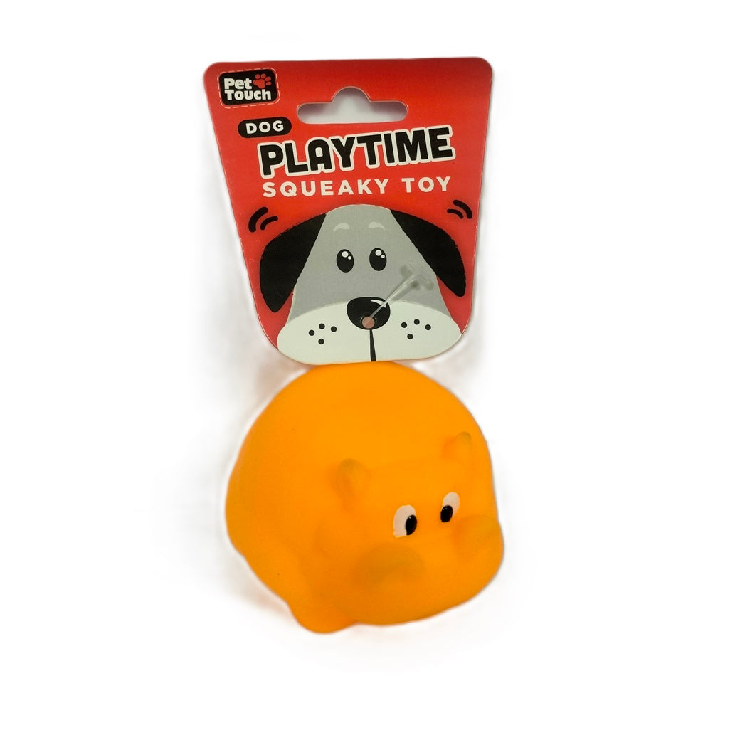 PET TOUCH SQUEAKY HIPPO DOG TOY. HT8648 \\\KD05164