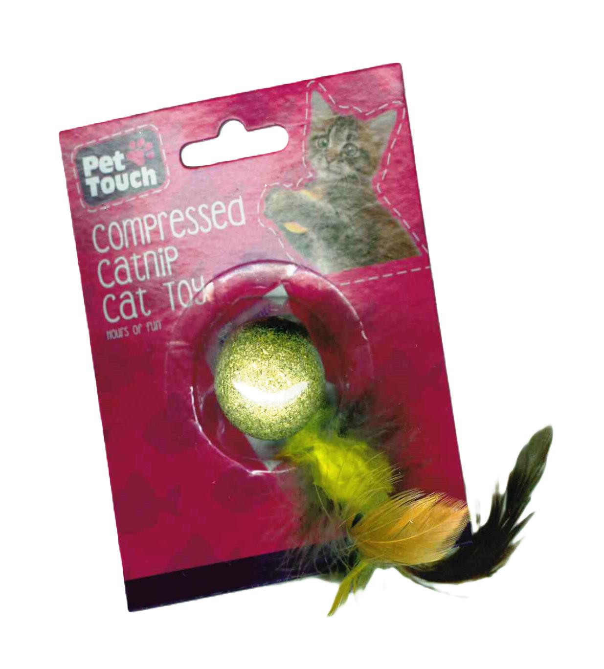PET TOUCH COMPRESSED CATNIP CAT TOY. HT7171 \\\KD05169