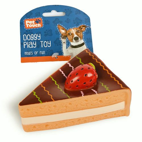 PET TOUCH SQUEAKY CAKE DOG TOY. HT7207 \\\KD05173