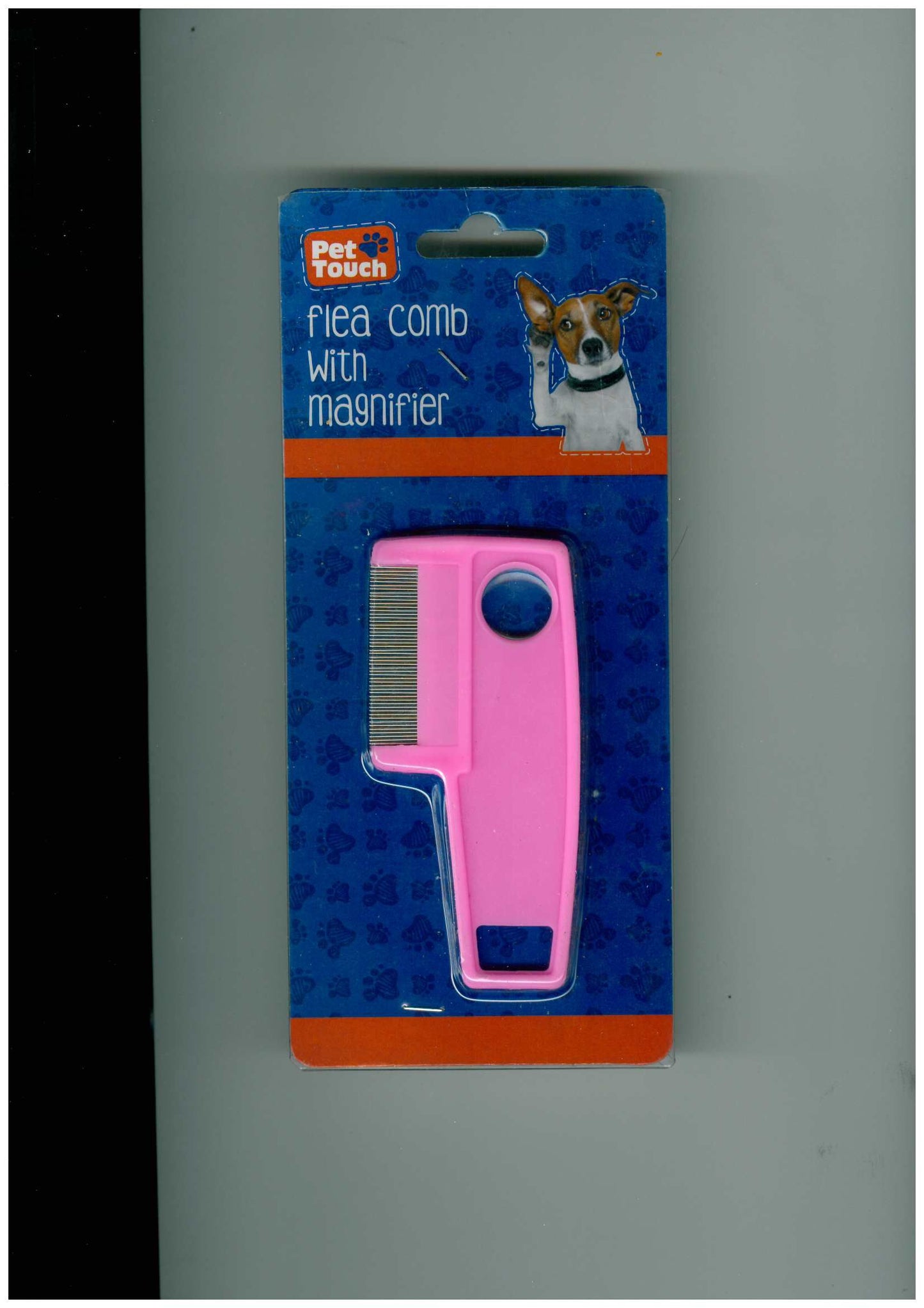 PET TOUCH FLEA COMB W/MAGNIFIER. HT7216 \\\KD05174