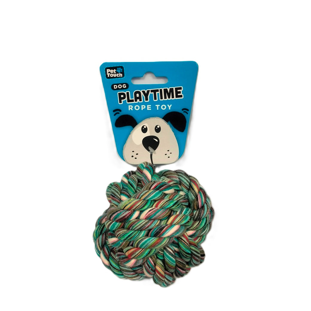 PET TOUCH BRAIDED ROPE KNOTT BALL. HT8413 \\\KD05194