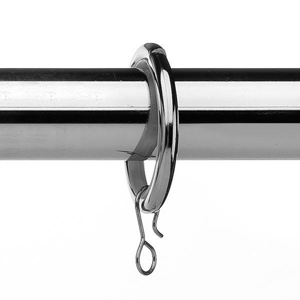 UNIVERSAL METAL CURTAIN RINGS CHROME 28MM. UN28RING/CH / 345212 \\\KD05204