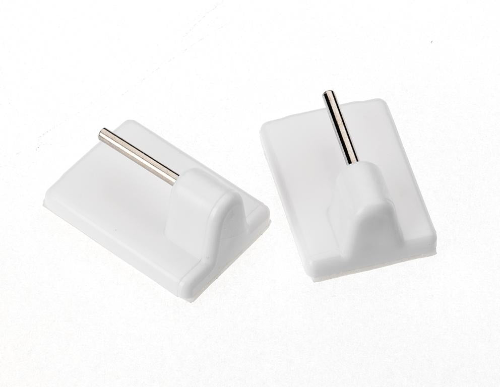 HARRISON DRAPE SELF ADHESIVE CURTAIN END BRACKET / HOOK 2/PK. U70043.X / 603463 \\\KD05234