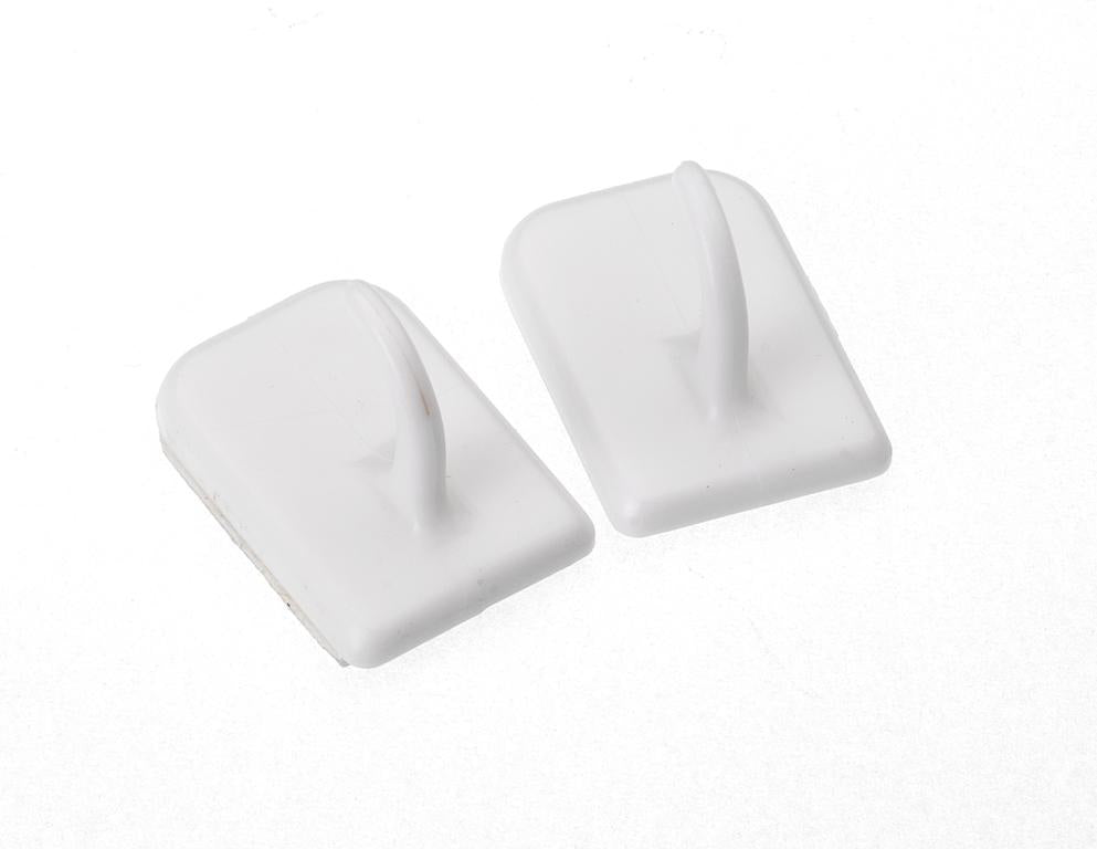 HARRISON DRAPE SELF ADHESIVE CURTAIN CENTRE BRACKET / HOOK 2/PK. U79943.X / 598095 \\\KD05235