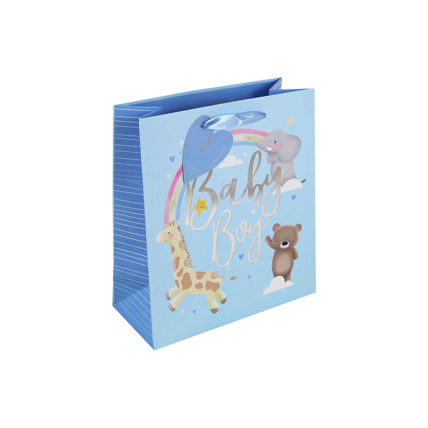 EUROWRAP BABY BOY MEDIUM GIFT BAG APX 22 X 10 X 25 CM. 35389-3C \\\KD05241