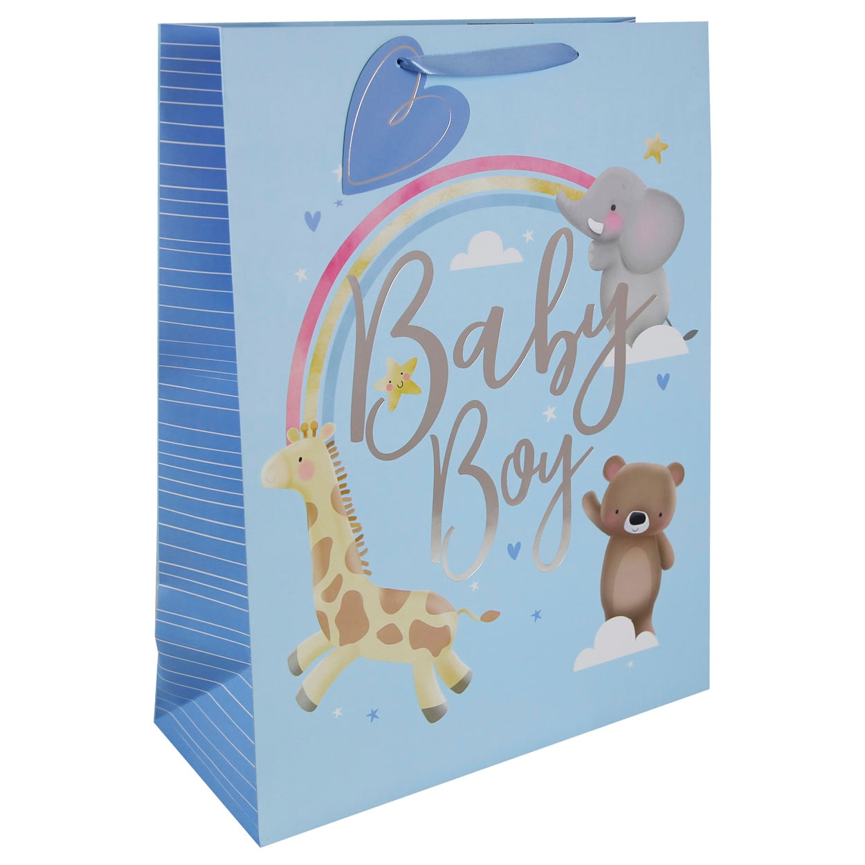 EUROWRAP BABY BOY EXTRA LARGE GIFT BAG APX 45 X 33 X 15 CM. 35389-1WC \\\KD05242