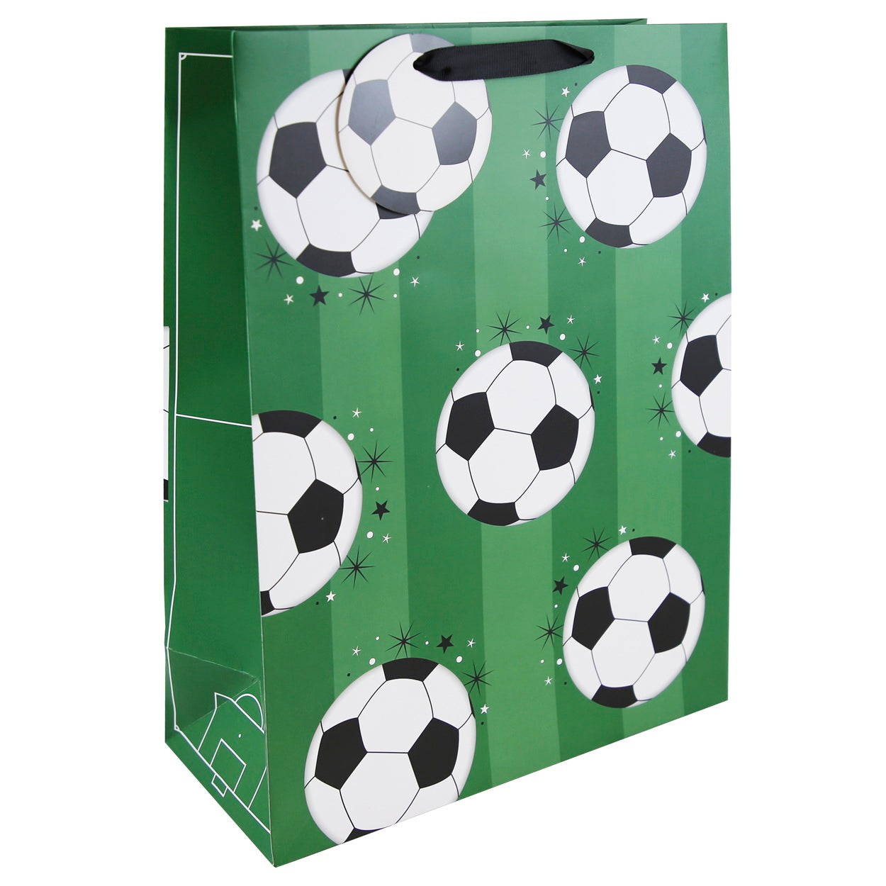 EUROWRAP FOOTY EXTRA LARGE GIFT BAG APX 45 X 33 X 15 CM. 35440-1WC \\\KD05249