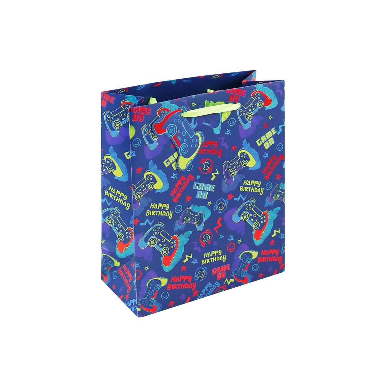 EUROWRAP GAMER MEDIUM GIFT BAG APX 22 X 10 X 25 CM. 33946-3C \\\KD05250