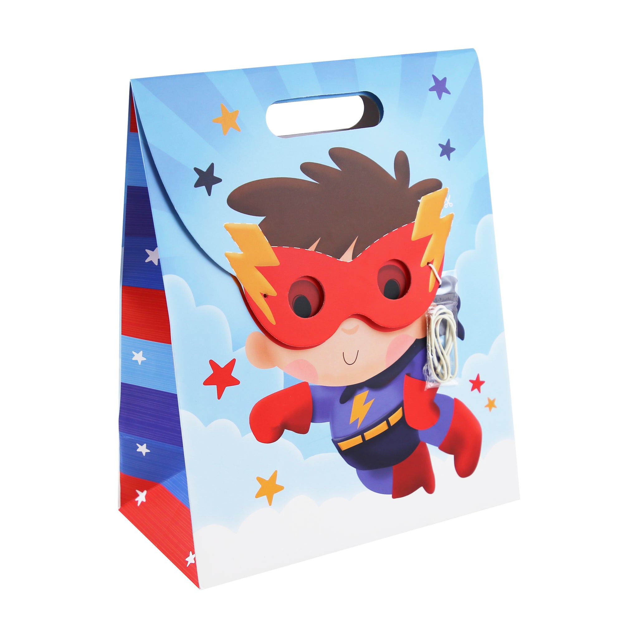 EUROWRAP SUPER MASK GIFT BAG LARGE APX 26 X 33 X 14 CM. 35504-S2C \\\KD05253