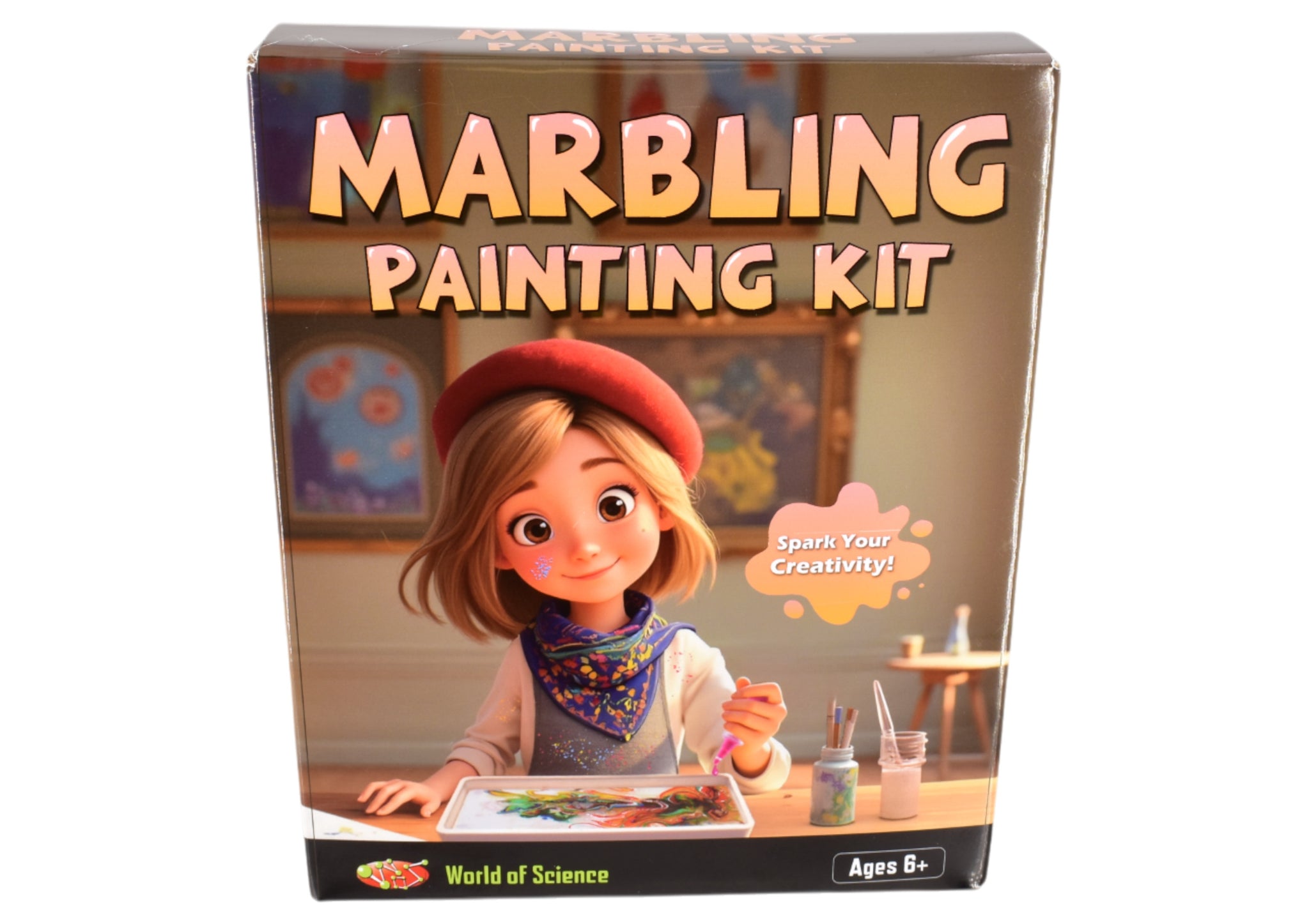 WORLD OF SCIENCE MARBLING PAINTING KIT. TY3015 \\\KD05372