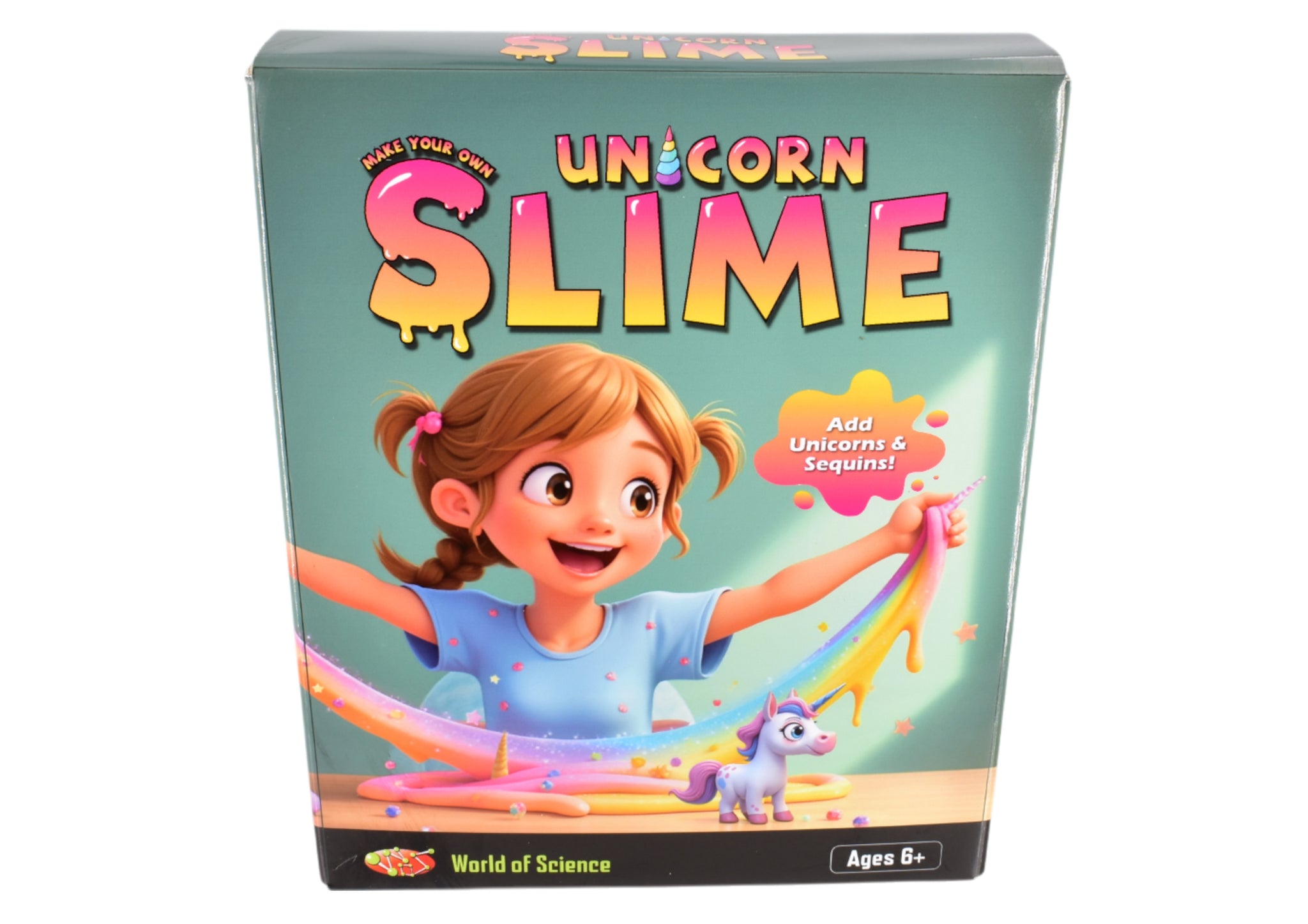 WORLD OF SCIENCE MAKE YOUR OWN UNICORN SLIME. TY3022 \\\KD05377