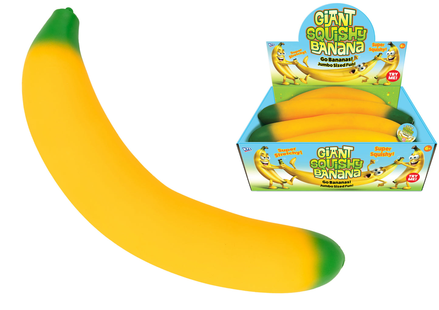 JUMBO SQUISHY BANANA. TY3525 \\\KD05384
