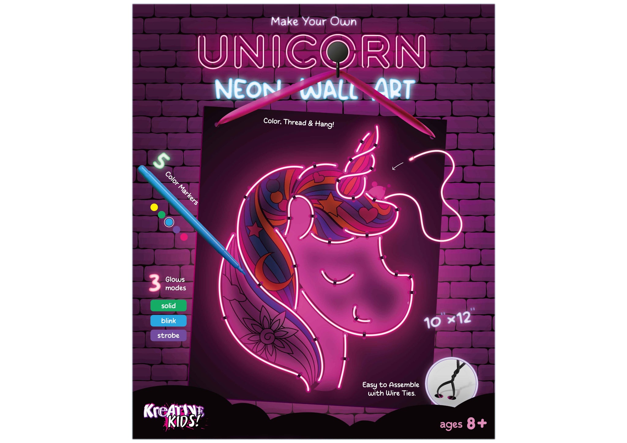 MAKE YOUR OWN UNICORN NEON WALL ART. TY3783 \\\KD05394