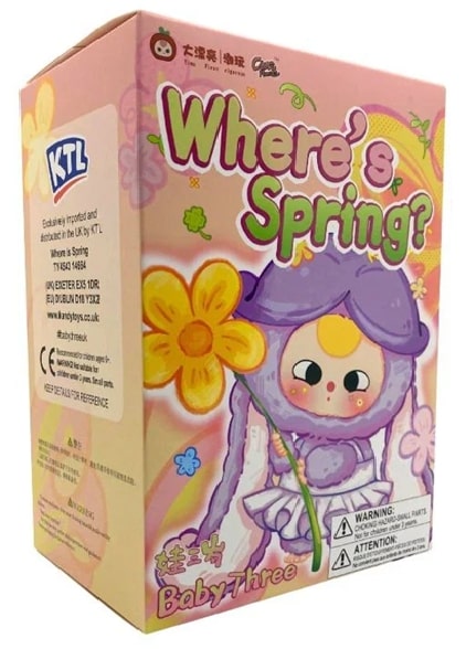 BABY THREE ASSORTED WHERE IS SPRING. TY4543 \\\KD05427