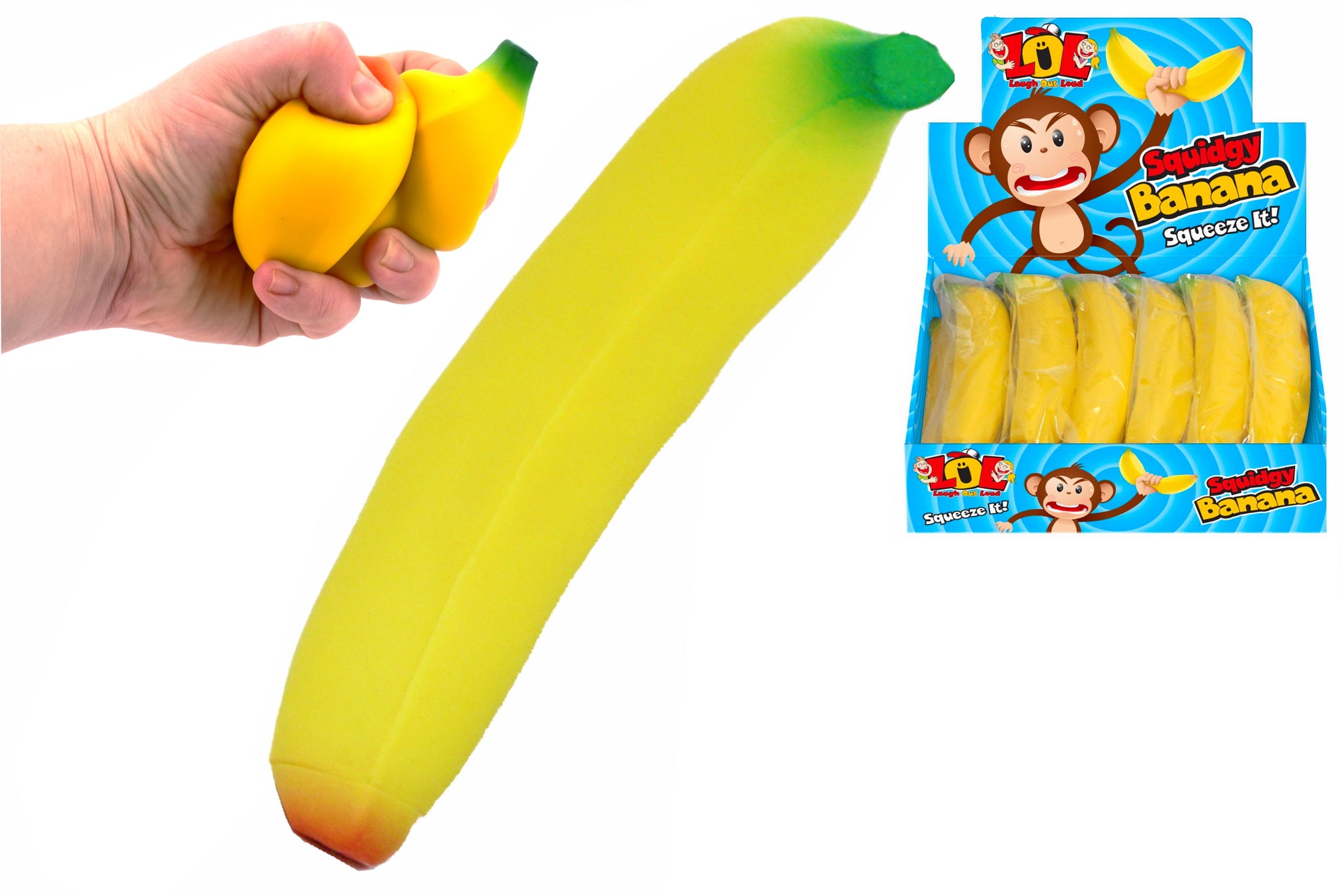 SQUIDGY BANANA IN DISPLAY BOX. TY7804 \\\KD05456
