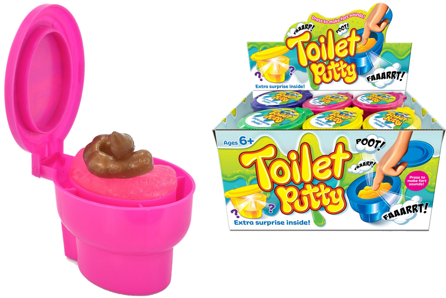ASSORTED SURPRISE TOILET PUTTY. TY9321 \\\KD05460
