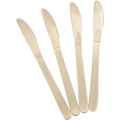 CHEF AID STAINLESS STEEL KNIVES 4/PK. 10E30001 \\\KD05523