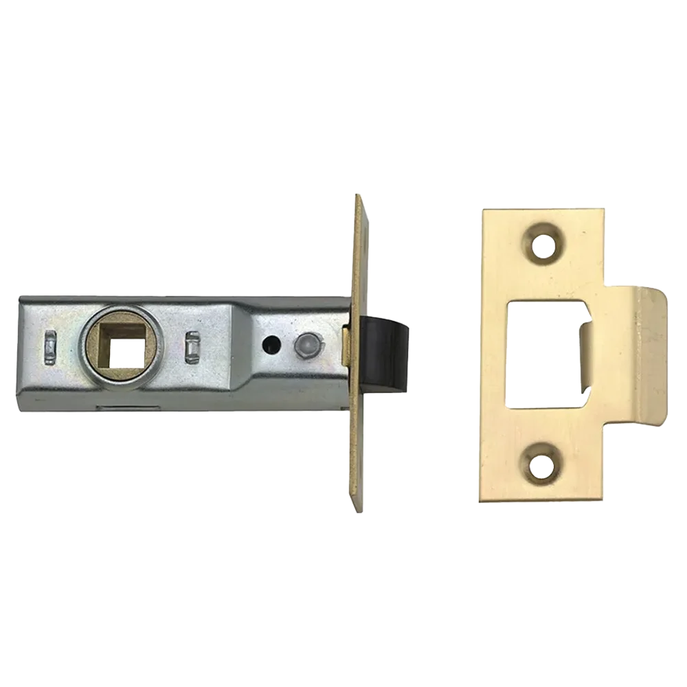 YALE LOCKS PM888/2 TUBULAR MORTICE LATCH 64MM - BRASS FINISH. P-M888-PB-64 \\\KD05575