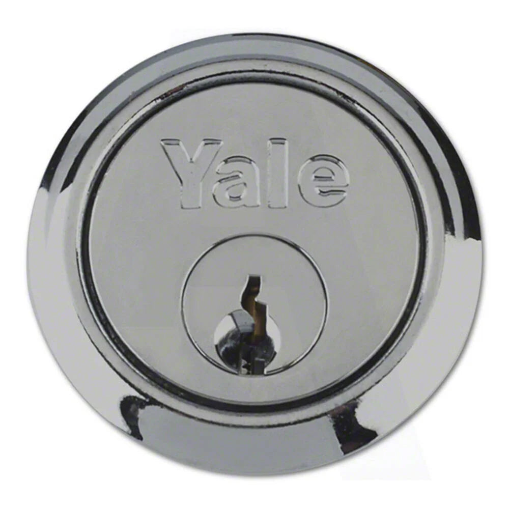 YALE LOCKS P1109 REPLACEMENT CYLINDER LOCK - SATIN CHROME. P-1109-SC \\\KD05577
