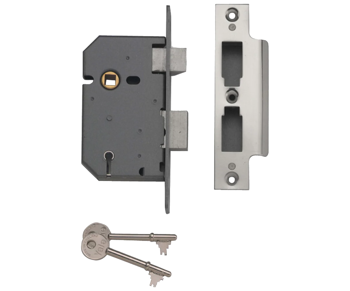 YALE LOCKS PM550 5 LEVER SASHLOCK CHROME 64MM. P-M550-CH-65 \\\KD05585