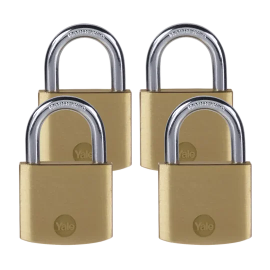 YALE LOCKS YALE BRASS PADLOCK 40MM. Y110B/40/122/1 \\\KD05586