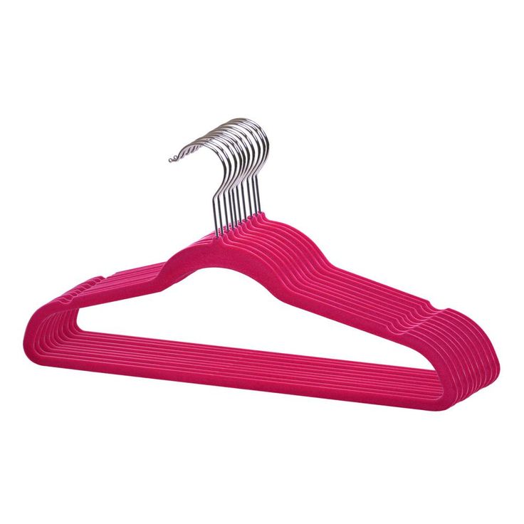 10 VELVET HANGERS PINK. 4018 \\\KD10028