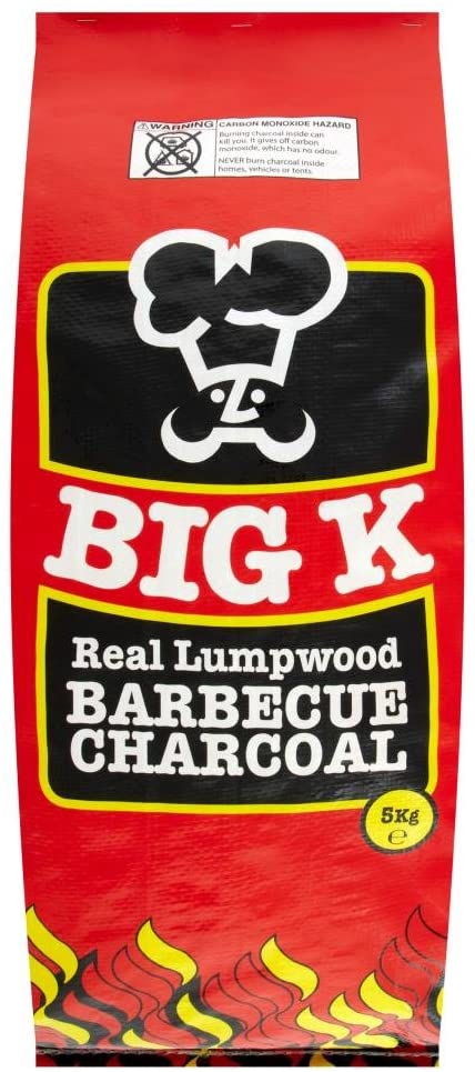 BIG K LUMP WOOD CHARCOAL 5KG. CH05 \\\KD10054