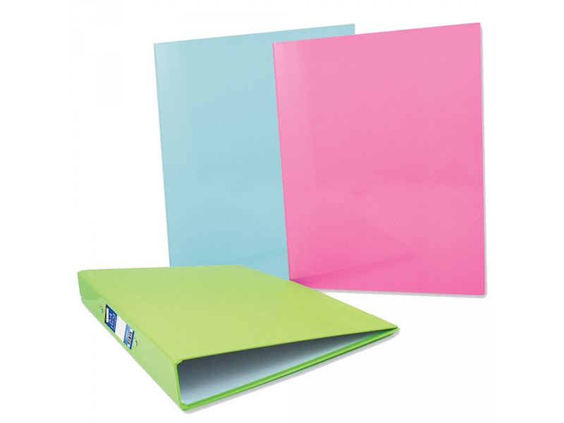 A4 RING BINDER DOCUMENT FILE ASSORTED COLOUR. P2092 \\\KD10056