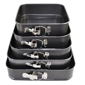 5 PCS SQUARE CAKE TIN SET. 4022 \\\KD10058