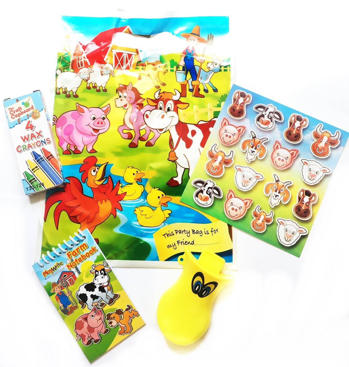 FARM FILLED PARTY BAG WITH FILLED ITEMS. 383014 \\\KD10071