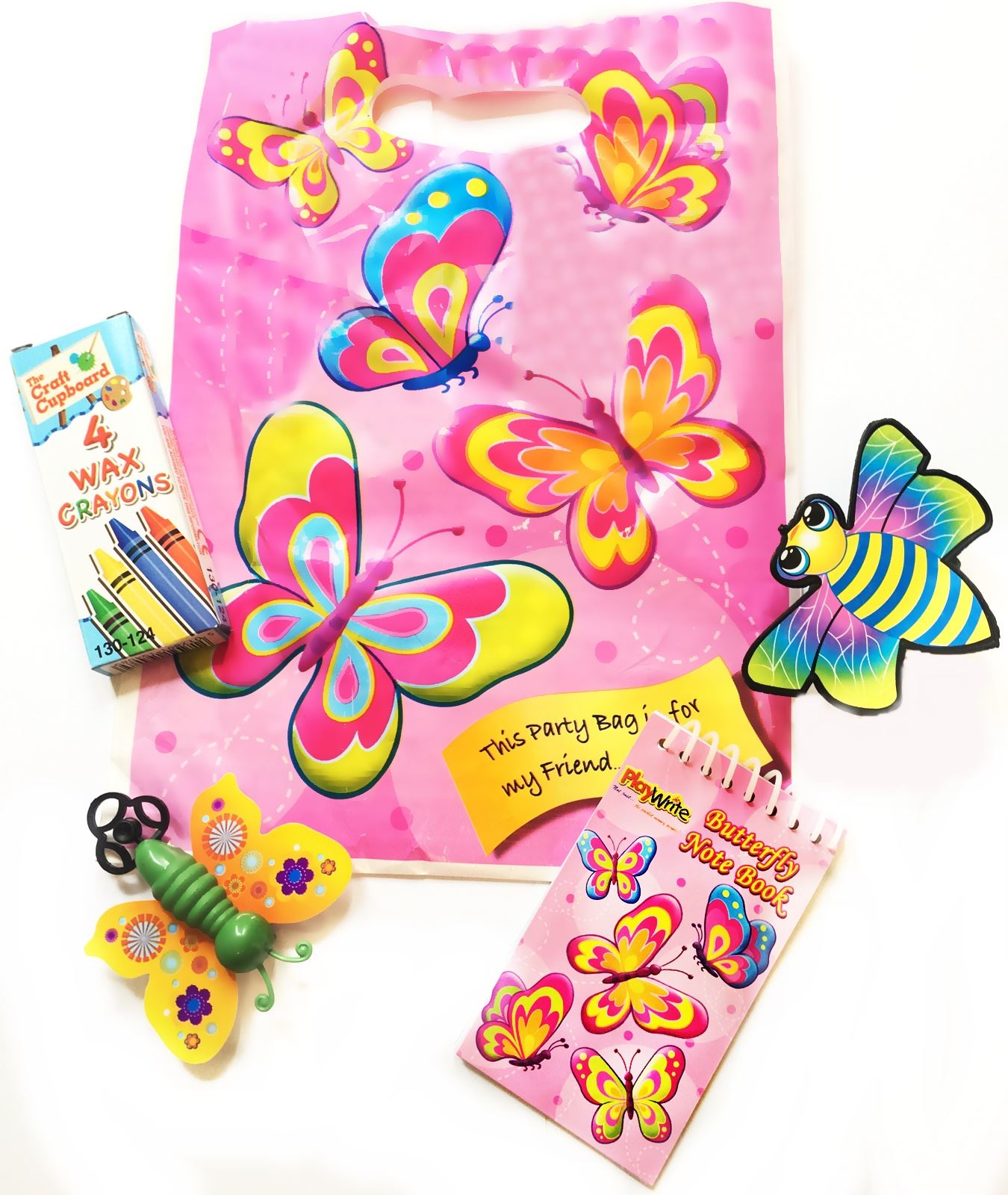BUTTERFLY FILLED PARTY BAG. 383027 \\\KD10078