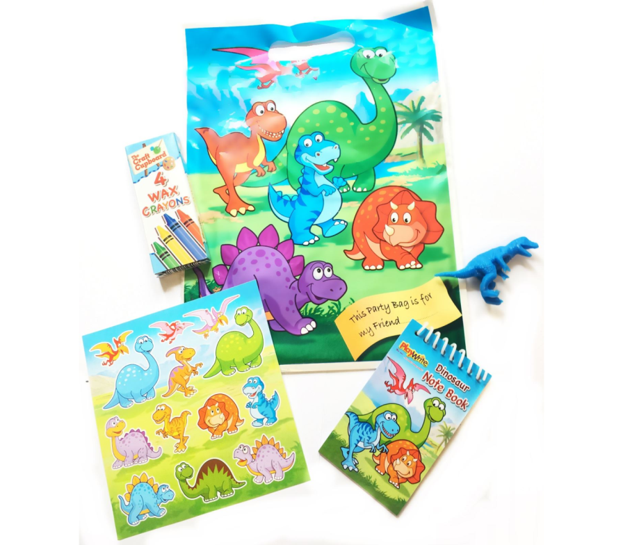 DINOSAUR FILLED PARTY BAG. 383035 \\\KD10080