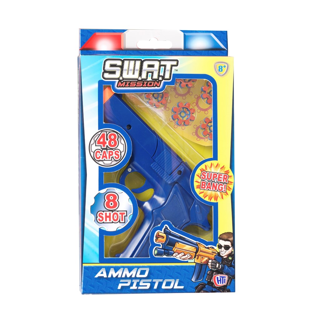 SWAT MISSION AMMO PISTOL WITH 48 CAPS. 1373866 \\\KD10100