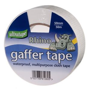 RHINO CLOTH TAPE WHITE 50MM X 50MM. RH0043WH \\\KD10156