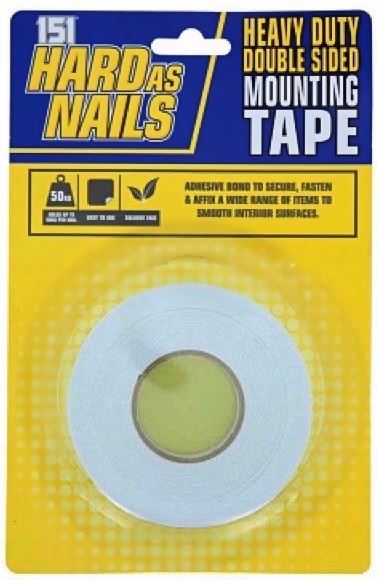 HARD AS NAILS MOUNTING TAPE DOUBLE SLID. 1511136 \\\KD10169