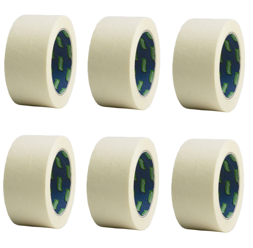 PACK OF 6 ULTRATAPE MASKING TAPE 36MM X 50M. MT55-3650UL 3850 \\\KD10173