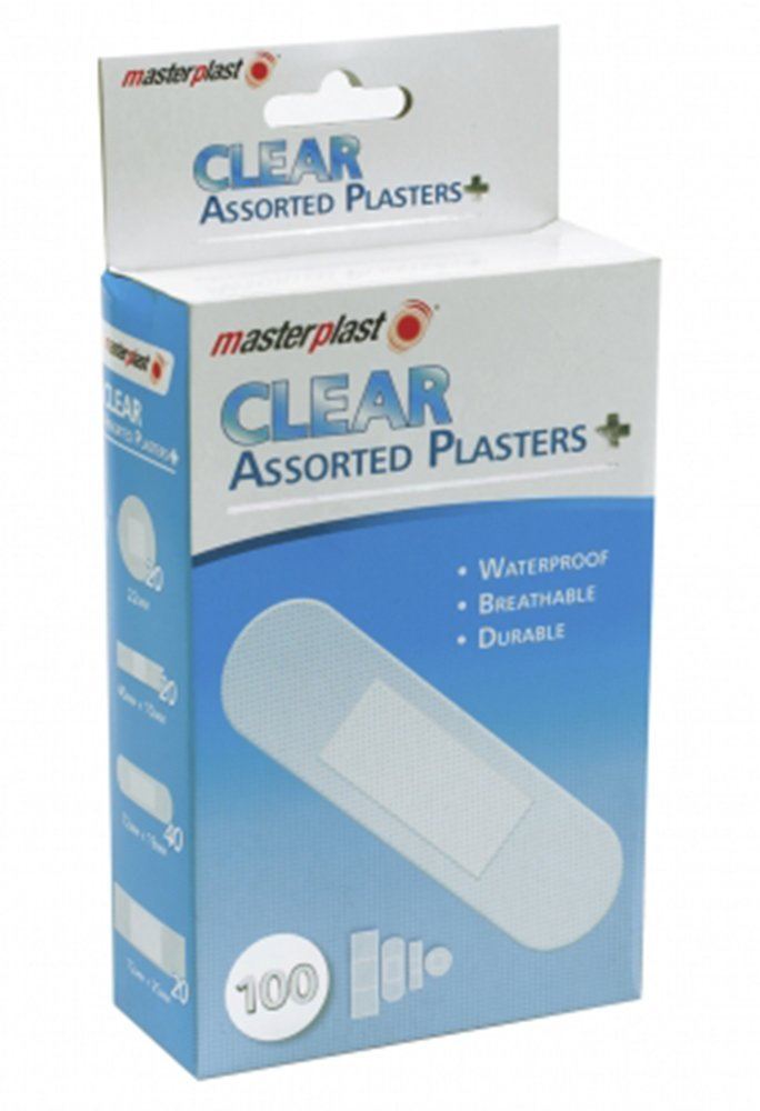 MASTER PLAST ASSORTED CLEAR PLASTERS 100PK. MP1068 \\\KD10188