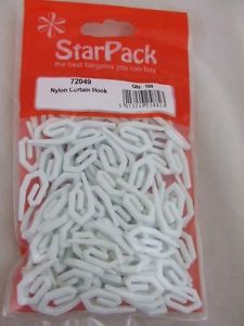 STAR PACK 60 PCS CURTAIN HOOK NYLON. 72049 \\\KD10219