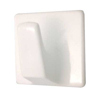 STAR PACK 2 SELF ADHESIVE HOOK LARGE SQUARE WHITE. 72517 \\\KD10222