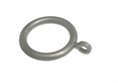 STAR PACK 5 CURTAIN RING FIXED EYE GREY PLASTIC ID 28MM. 72489 \\\KD10226