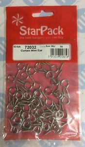 STAR PACK 40 CURTAIN WIRE EYE. 72032 \\\KD10231