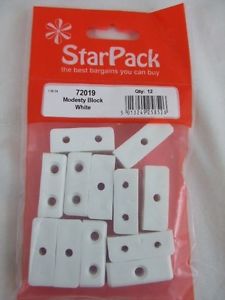 STAR PACK 12 MODESTV BLOCK WHITE. 72019 \\\KD10238