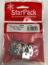 STAR PACK 2 DOUBLE ROLLER CATCH ZINC PLATED. 72009 \\\KD10245